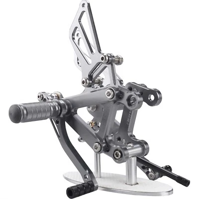 Gray CNC Rearset Foot pegs Rear set For Kawasaki Ninja ZX7R 1991-2003 - Изображение 1 из 4