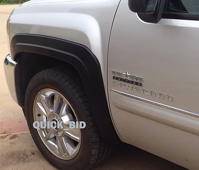 Factory Style Fender Flares for 2007-2013 Chevy Silverado 1500 Crew Cab 5.8' Bed Foto 1 de 4