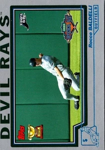 2004 Topps Opening Day Rocco Baldelli #94 Tampa Bay Devil Rays Baseball Card - Picture 1 of 2