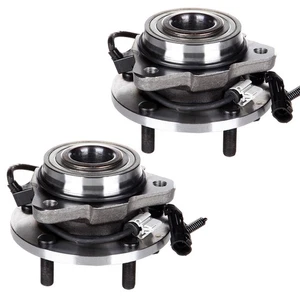 Pair Front Wheel Hub Bearings RWD For GMC Jimmy Chevrolet Blazer 1998-2004 5 Lug - Picture 1 of 6
