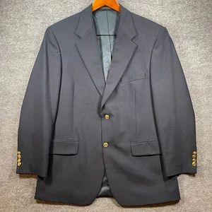 Blazer Wimbledon of England 40R blu monopetto tacca risvolto misto lana - Foto 1 di 14