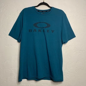 T-shirt Oakley blu performance fit manica corta uomo XL casual normcore classica  - Foto 1 di 5