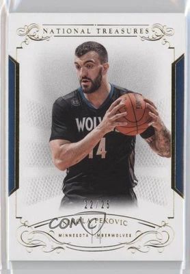 2013-14 Panini National Treasures Gold /25 Nikola Pekovic #66 - Image 1 of 2