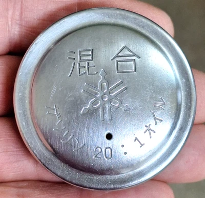 1962 1963 YAMAHA MJ2T TRAIL OMAHA 55 OEM GAS CAP FUEL GAS TANK CAP - Image 1 of 4