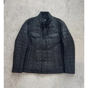 Black Hugo Boss Camay4 Puffer Buttoned Jacket Perfect Condition Size XL - Picture 1 of 7