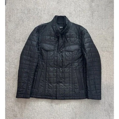Black Hugo Boss Camay4 Puffer Buttoned Jacket Perfect Condition Size XL - Image 1 of 4