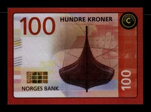 5-11-30 PWE . 2025 cardsmiths currency 5 . rainbow holofoil #71 norway kroner - Bild 1 von 2