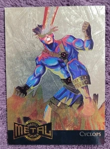1995 Marvel Metal Gold Blaster Cyclops - Picture 1 of 2