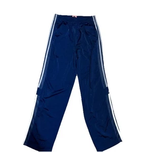 Pantalones deportivos Adidas B-Ball para hombre talla mediana azul blanco rayas baloncesto - Imagen 1 de 15