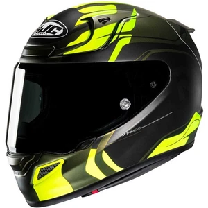 HJC RPHA 12 Lawin Full Face Motorcycle Helmet Matt Green Yellow Fluo - Picture 1 of 1