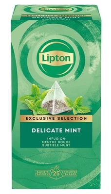 Té Lipton Exclusivo DELICADO COMO NUEVO Envuelto - 25tbs / 27g / 0.95oz Foto 1 de 3
