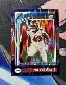 2024 Panini Donruss Optic - Rated Rookie Chris Braswell #220 Purple Shock Prizm - Picture 1 of 2