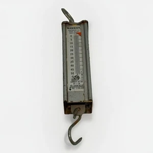 Vintage Hanson hängende Waage Modell 895 Kapazität 50 Pfund USA - Bild 1 von 8