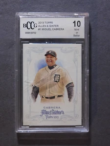 2013 Topps Allen & Ginter - Miguel Cabrera - Detroit Tigers - #1 - BCCG 10 - Bild 1 von 2