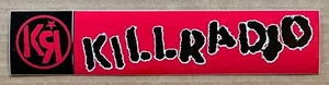Killradio - Raised On Whipped Cream RARE 2--in-1 Promo Sticker 2004 - Bild 1 von 2