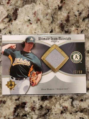 2007 Ultimate Collection Ultimate Team Materials Swatch /50 Dan Haren #UTM-DH - Image 1 of 2