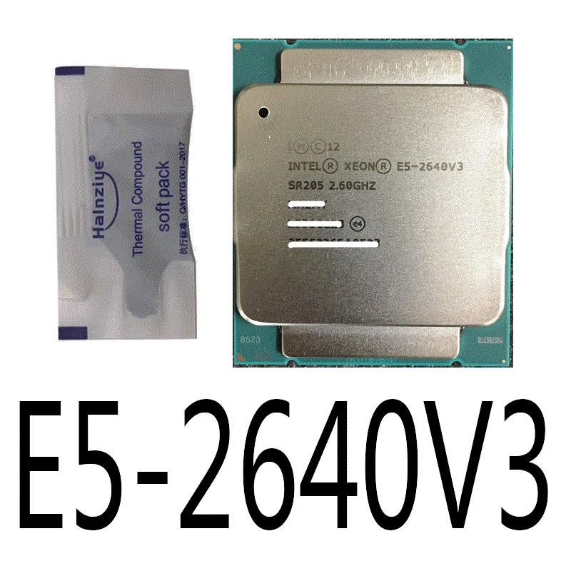 Intel Xeon E5-2640 V3 2.6GHz 8Core 20MB SR205 LGA2011-3 90W CPU Processor - Image 1 of 1