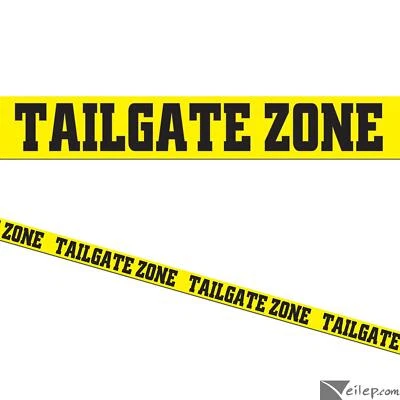 Beistle Puerta Trasera Zona Fútbol Decoración 3" x 20' Cinta Plástica Fiesta, Amarilla... Foto 1 de 2