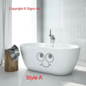 Funny Faces Decal Stickers kit - Choices - Bathroom Vehicles Wall Art Renovate - Picture 1 of 7