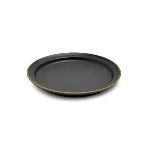 TAMAKI Plate SS Edgeline T-788448 黑色直径 5.5 x 高度 0.7 英寸(14 x — 第 1/1 张图片