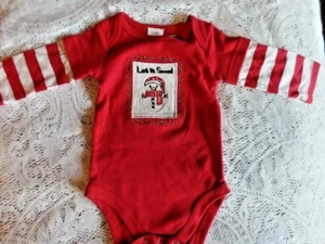 1 Piece Outfit Santa Best Friend, Let it Snow, Boy Christmas 2 Available NEW - Picture 1 of 11