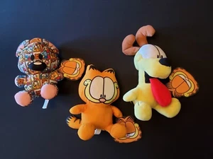 3x Toy Factory Comic Pookie Garfield & Odie 7 Zoll Plüsch KONVOLUT Nickelodeon Neu mit Etikett - Bild 1 von 8