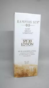 HAMPTON SUN Smart Serious Sunbathing SPF 30 Lotion 4 fl oz New in Box - Picture 1 of 3