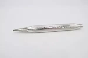 Lápiz antiguo lápiz de impresión de plata 935 vintage KAUFHOF 10 años aniversario - Imagen 1 de 10