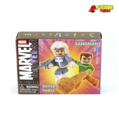 Marvel Minimates Serie 10 Silver Sable & Sandman Foto 1 de 3