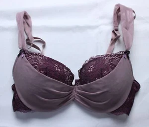 Adore Me Women's Underwire Lace Clairabelle Demi Bra BL1 Hortensia Size 34D NWT - Picture 1 of 3