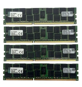 Kingston 64GB (4x16GB) PC3-12800R DDR3-1600 Server Memory RAM KTH-PL316K4/64G - Picture 1 of 2