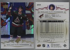 2018-19 Upper Deck Speckled Rainbow Foil Niklas Hjalmarsson #259