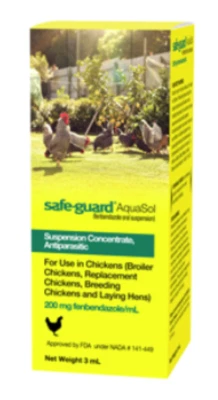 Safe-Guard AquaSol Suspension for Chickens 3ml