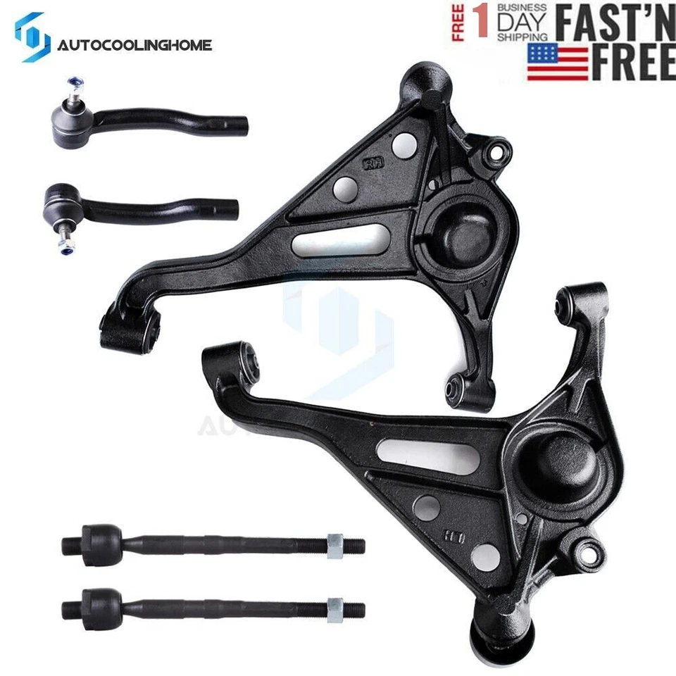 Front Lower Control Arm Ball Joints Tie Rods For 1999-2005 Suzuki Grand Vitara - Image 1 of 4