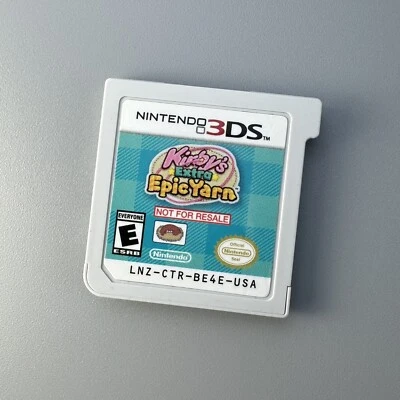 Kirby's Extra Epic Yarn (Nintendo 3DS) AUTHENTIC NOT FOR RESALE DEMO CARTRIDGE - Image 1 of 4
