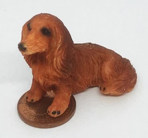 Casa de muñecas Dachshund perro miniatura resina escala 1:12 cachorro Z30 tumdee - Imagen 1 de 6