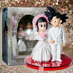 Son Goku & Chi-Chi Hochzeit Figur - 10CM Dragon Ball Z Actionfigur Ornament - Bild 1 von 5