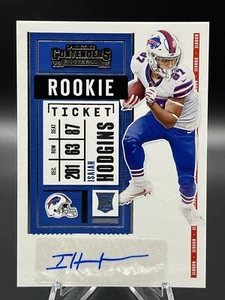 2020 Contenders Isaiah Hodgins Rookie RC Ticket Auto Variation #209 Bills - Picture 1 of 3
