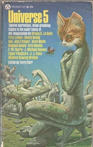 UNIVERSE 5 by TERRY CARR Popular Library 1974 1976 Paperback - Picture 1 of 2