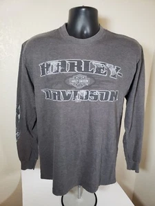T-shirt manica lunga Harley Davidson 2007 Antelope Valley Lancaster CA Medium - Foto 1 di 7