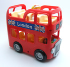 Early Learning Centre Happyland London Bus With 2 Figures Horn and Motor Sounds