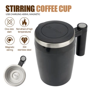 Self Stirring Mug Cup Auto Mixing Stir Coffee Milk Tea Beer Automatic Electric - Picture 1 of 24