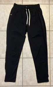 Vuori Mens Small Jogger Pants Drawstring Performance Stretch Black Gym Yoga - Picture 1 of 9