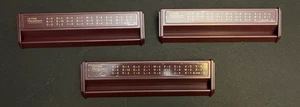 3 Scrabble Deluxe Edition 2001 Game Tile Rack Trays Holders - Replacement Parts - Picture 1 of 4