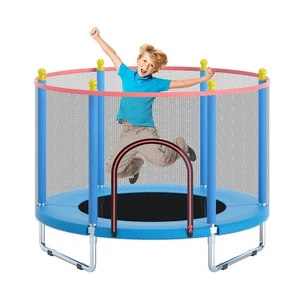 Telawah Verstellbares Kleinkind Trampolin mit Gehegenetz, Indoor/Outdoor Mini... - Bild 1 von 6