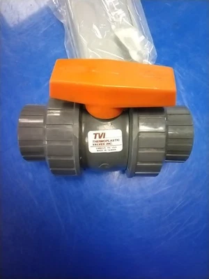 Thermoplastic Valves Inc. (TVI) 40-1 1/4" DN 32, Ball Valve - Image 1 of 2