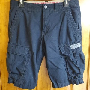 Unionbay Cargo Shorts Mens Navy Blue Outdoors Skating Cotton Sz 30 - Picture 1 of 9