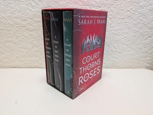 Sarah J Maas A Court Of Thorns And Roses Red 3 Book Box Set ACOTAR USED "READ" - Picture 1 of 19