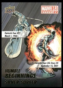 2021 Upper Deck Marvel Annual Humble Beginnings Silver Surfer HB6 Fantastic Four - Bild 1 von 2