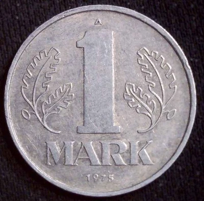 Germany (East) - 1975A - 1 Mark - Image 1 of 2